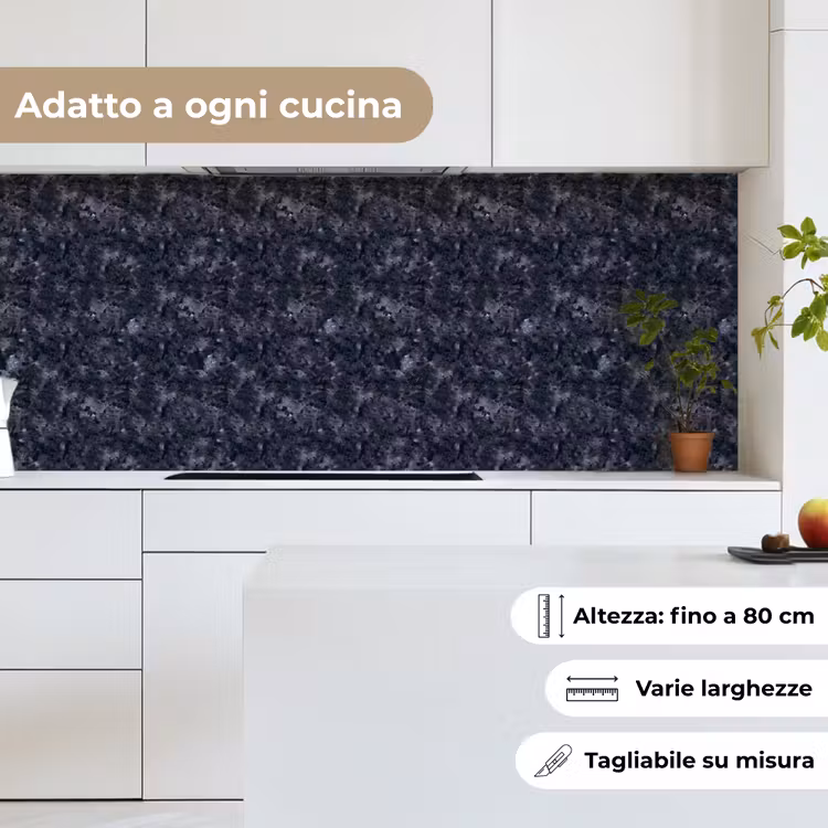 Schienale cucina - Grigio - Nero - Fantasia — 7