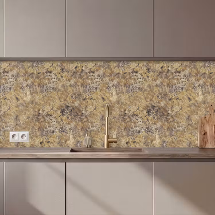 Schienale cucina - Marrone - Bianco - Macchie - Granito — 1