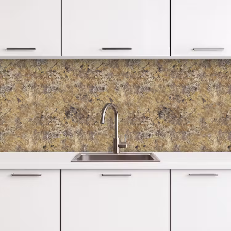 Schienale cucina - Marrone - Bianco - Macchie - Granito — 4