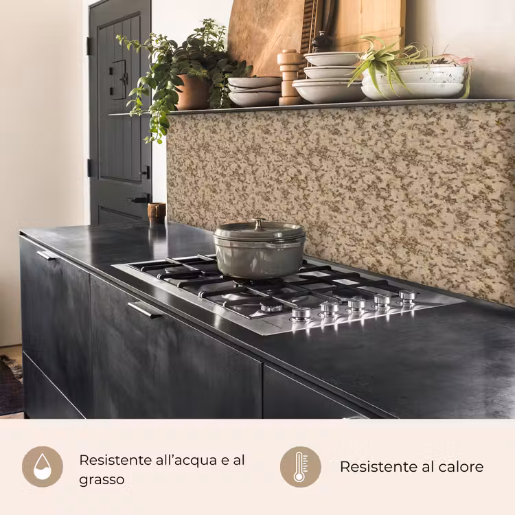 Schienale cucina - Marrone - Grigio - Motivo — 5