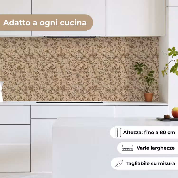 Schienale cucina - Marrone - Grigio - Motivo — 7