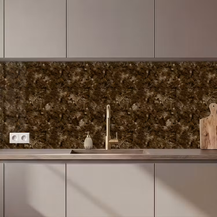 Schienale cucina - Scuro - Granito - Marrone — 1
