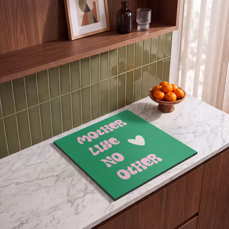 Protezione piano induzione - Testo - Cuore - Madre - Verde — 3