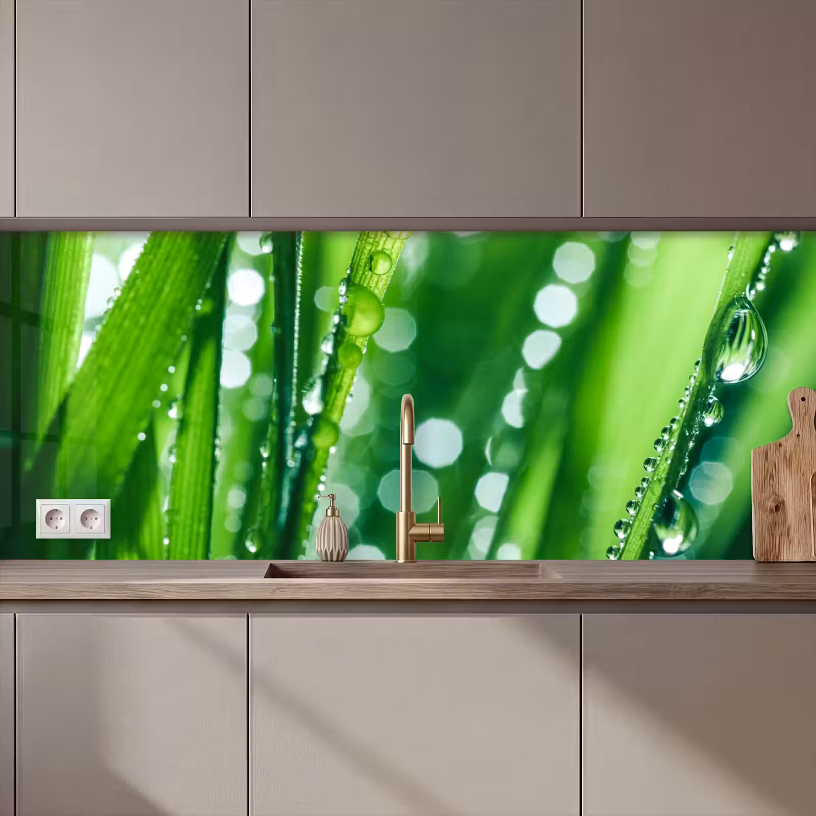 Schienale cucina - Natura - Erba - Verde — 1