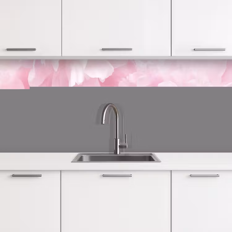 Schienale cucina - Fiori - Rosa - Peonia — 4