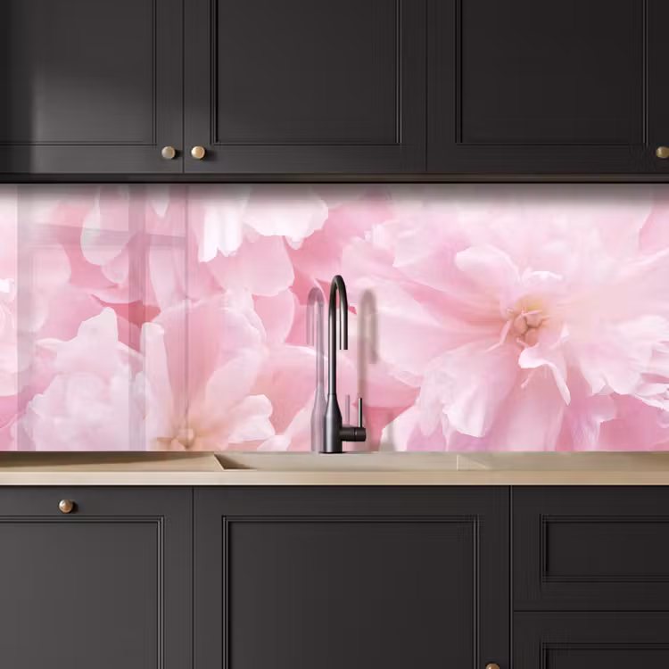 Schienale cucina - Fiori - Rosa - Peonia — 6