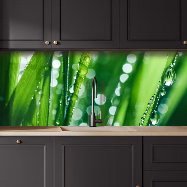 Schienale cucina - Natura - Erba - Verde — 6