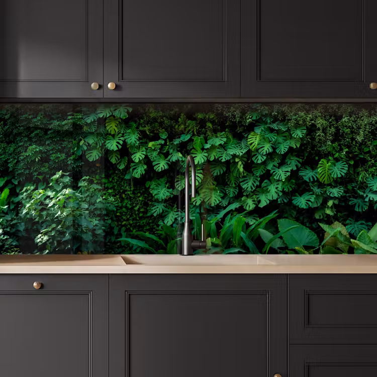 Schienale cucina - Natura - Foresta - Verde - Monstera — 6