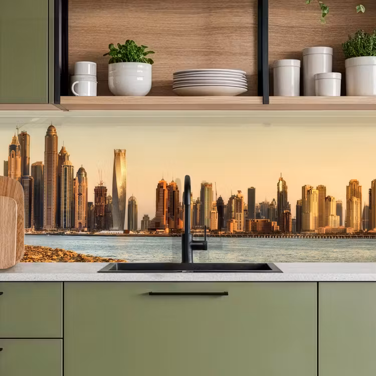 Schienale cucina - Skyline - Canale - Grattacieli — 8