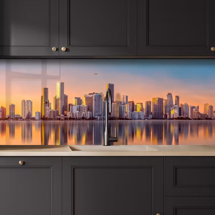 Schienale cucina - Skyline - Edifici - Città — 6