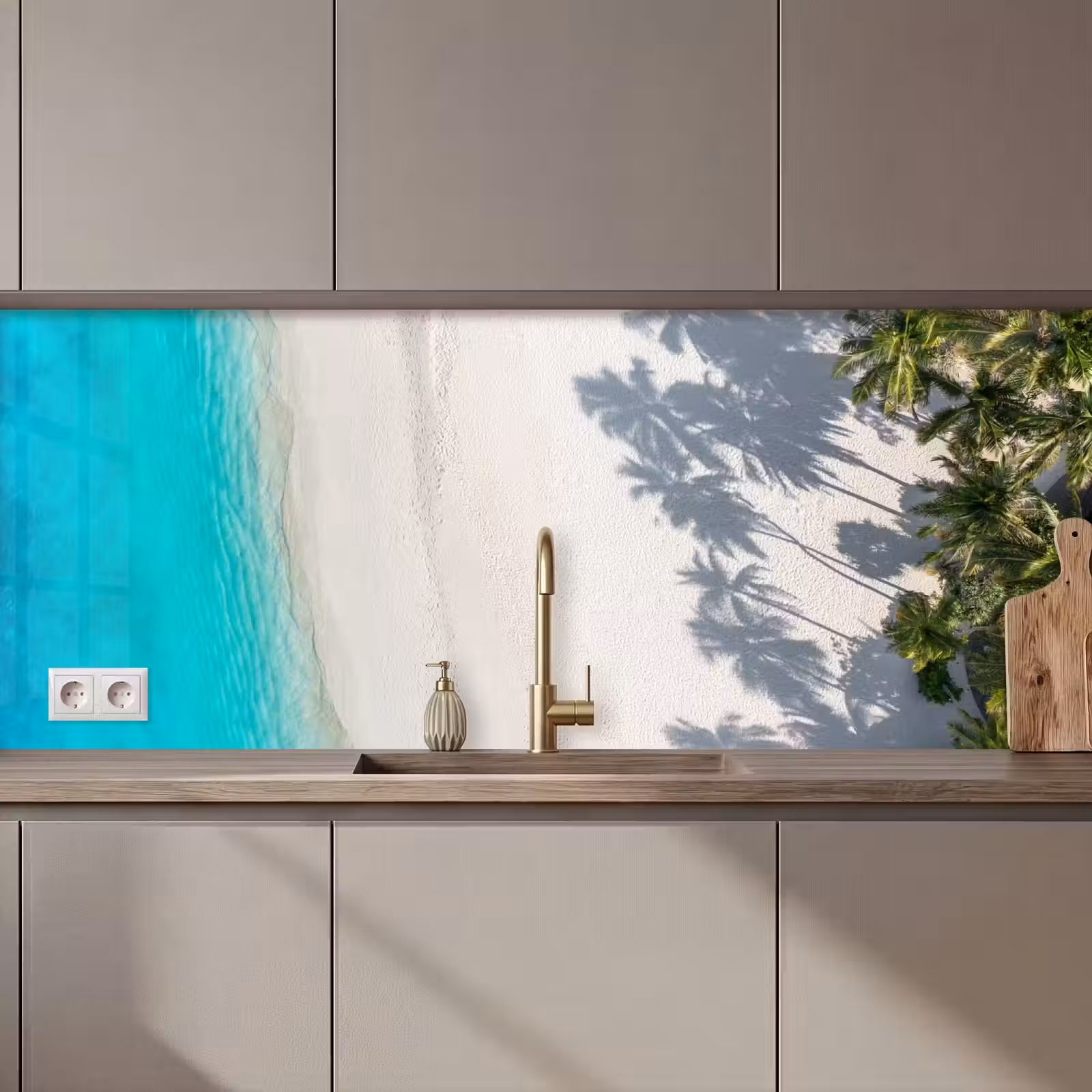 Schienale cucina - Paesaggio - Mare - Spiaggia — 1