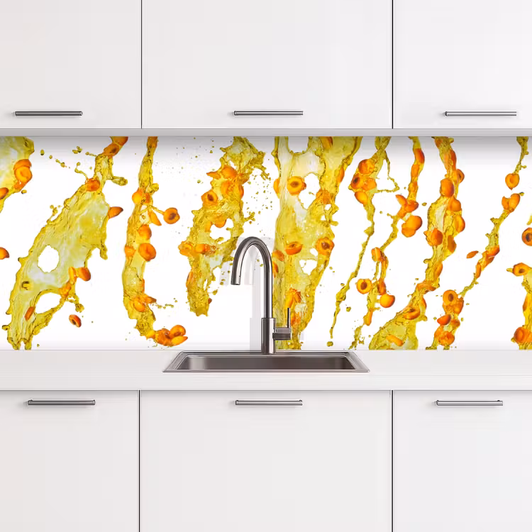 Schienale cucina - Arancione - Giallo - Splash - Frutta — 4
