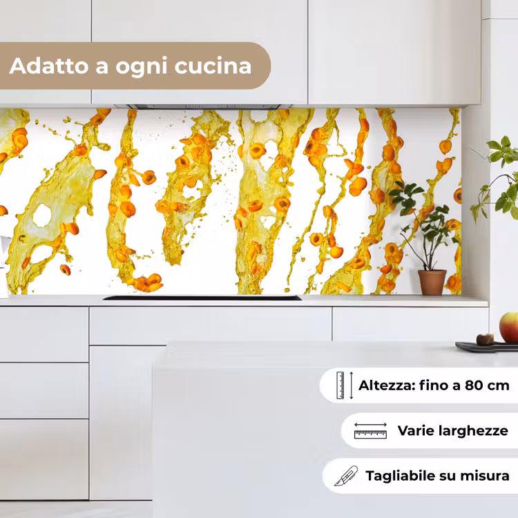 Schienale cucina - Arancione - Giallo - Splash - Frutta — 7