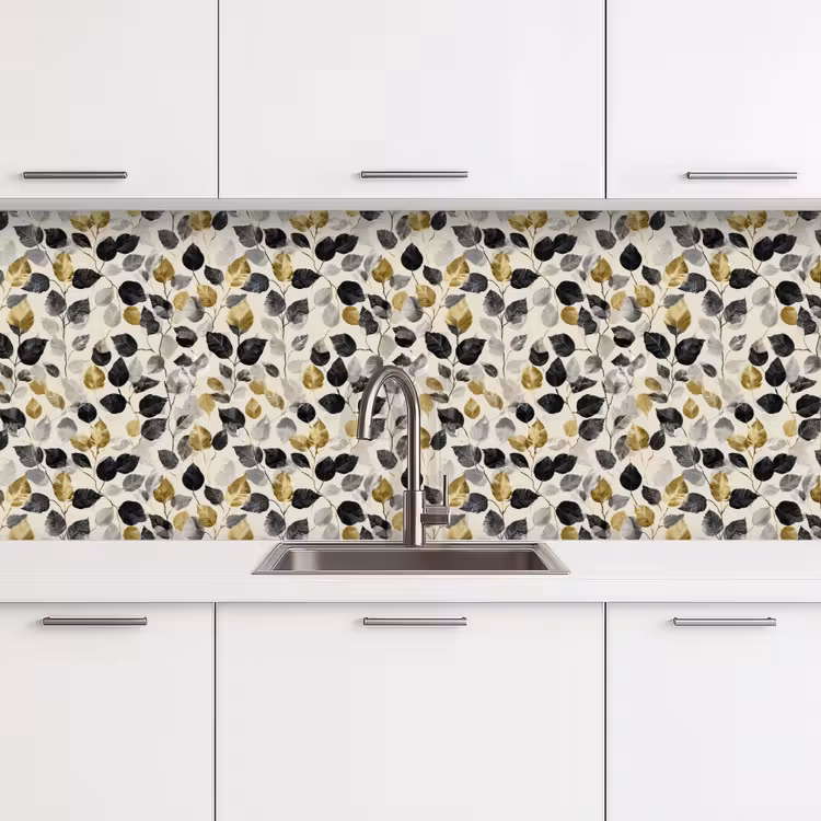 Schienale cucina - Botanico - Oro - Nero — 4
