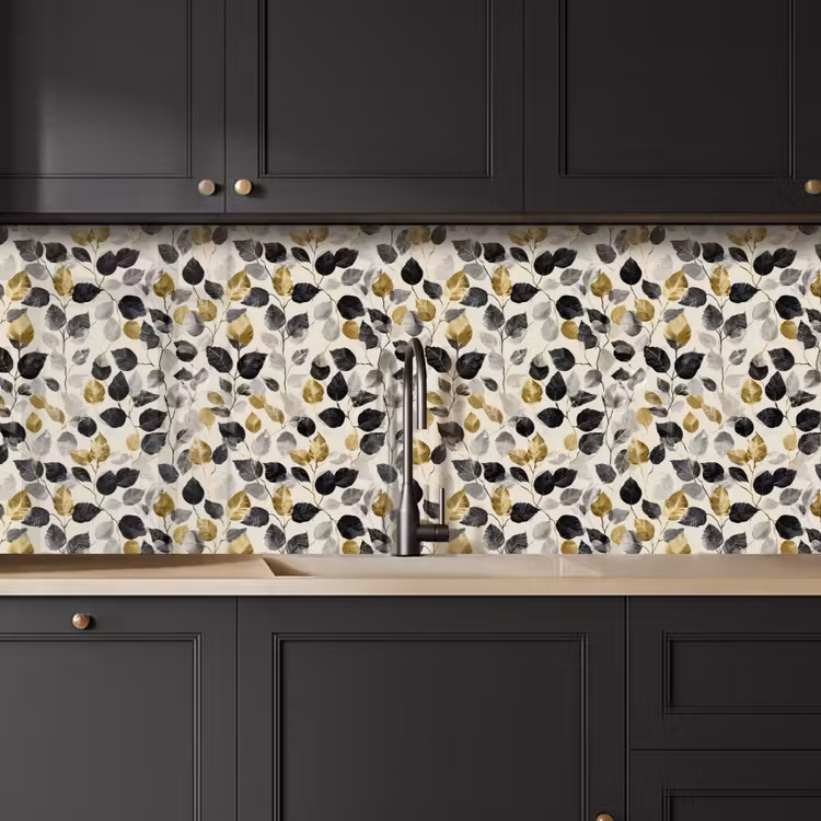 Schienale cucina - Botanico - Oro - Nero — 6