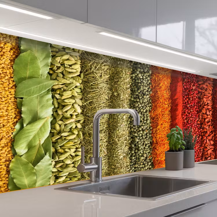 Schienale cucina - Erbe - Spezie - Colorati — 2
