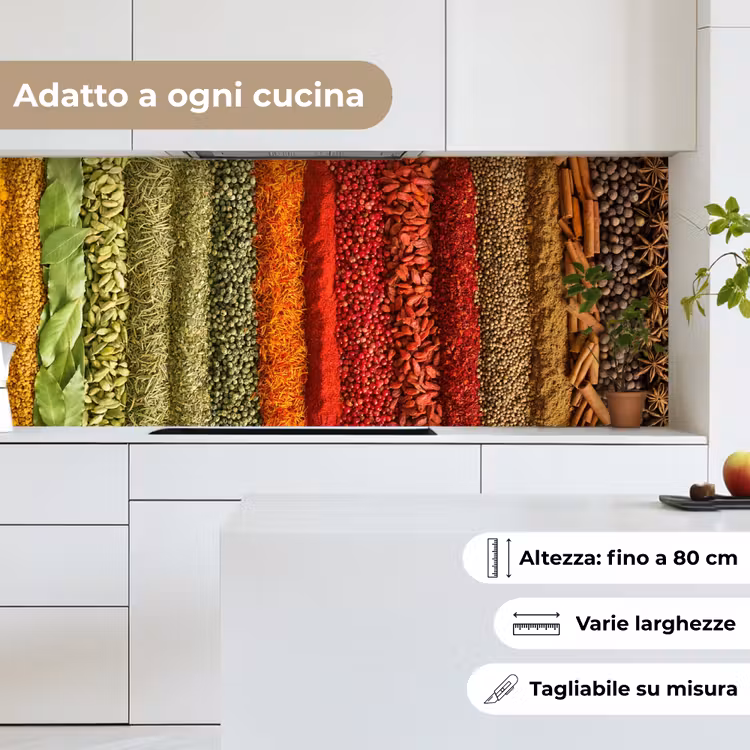 Schienale cucina - Erbe - Spezie - Colorati — 7
