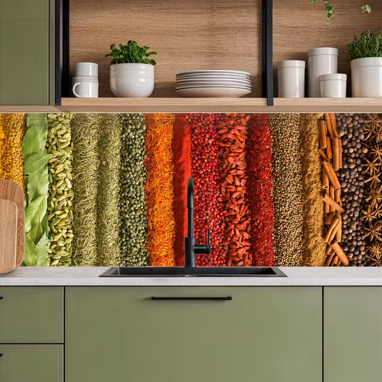 Schienale cucina - Erbe - Spezie - Colorati — 8