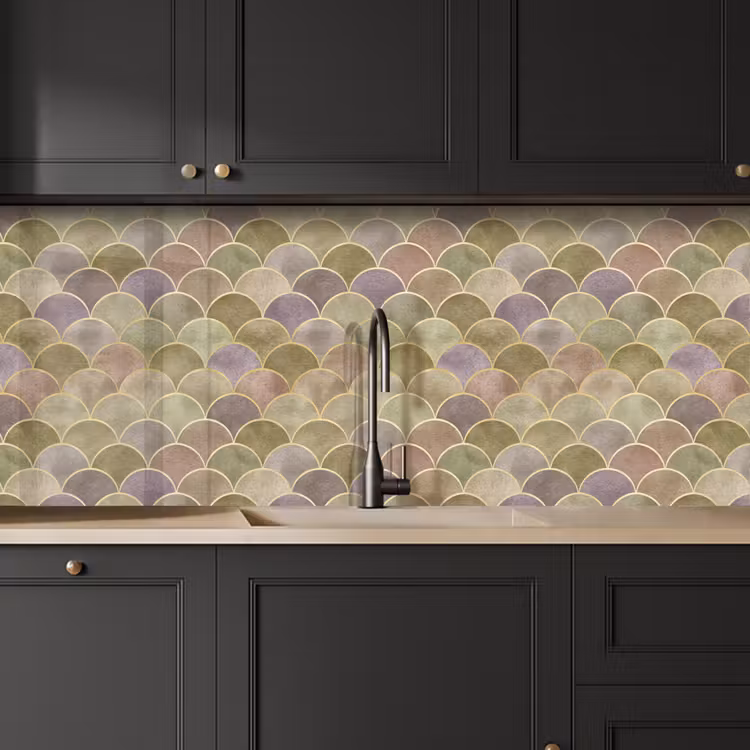 Schienale cucina - Morbido - Oro - Colorato — 6