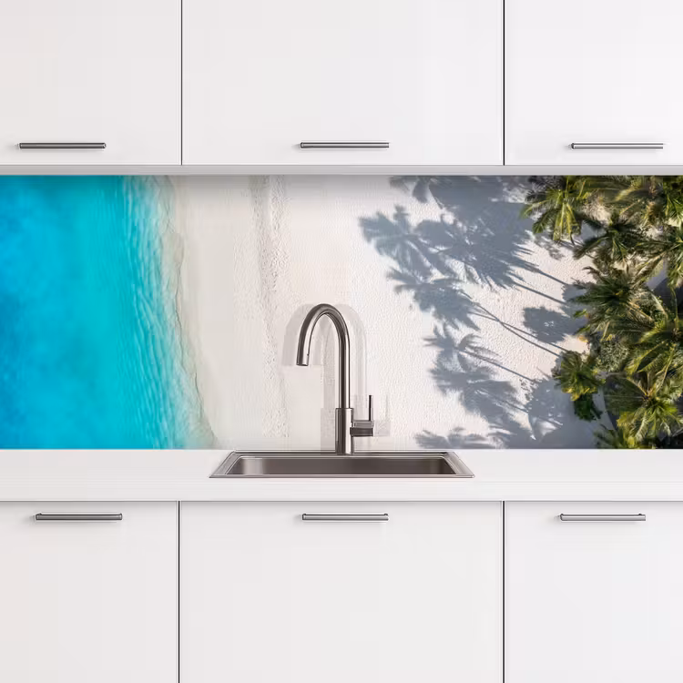 Schienale cucina - Paesaggio - Mare - Spiaggia — 4