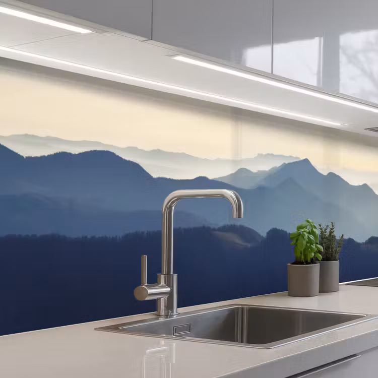Schienale cucina - Paesaggio - Montagne - Verde - Natura — 2