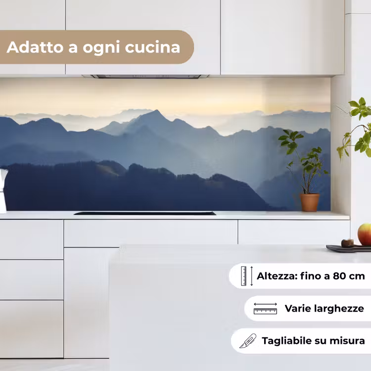 Schienale cucina - Paesaggio - Montagne - Verde - Natura — 7
