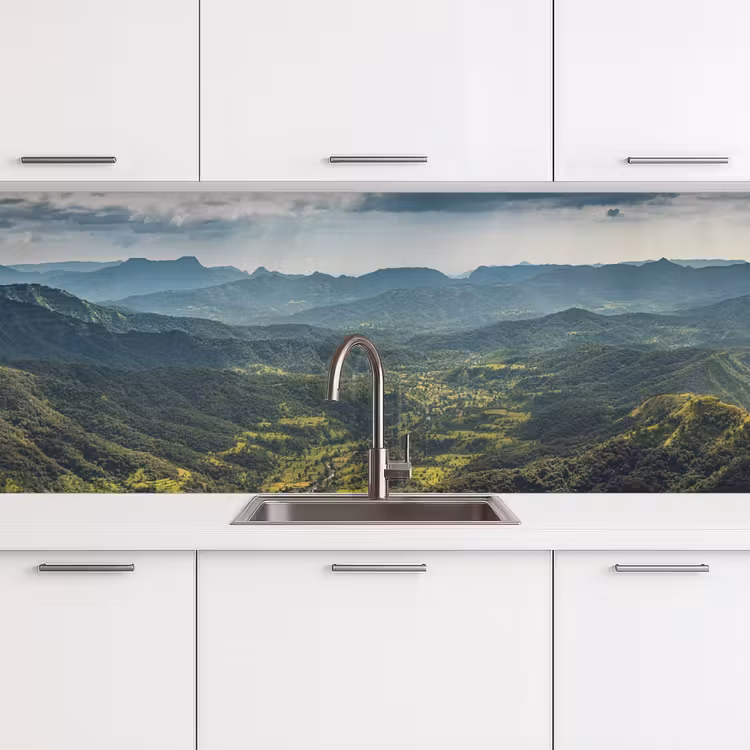 Schienale cucina - Paesaggio - Valle - Verde — 4