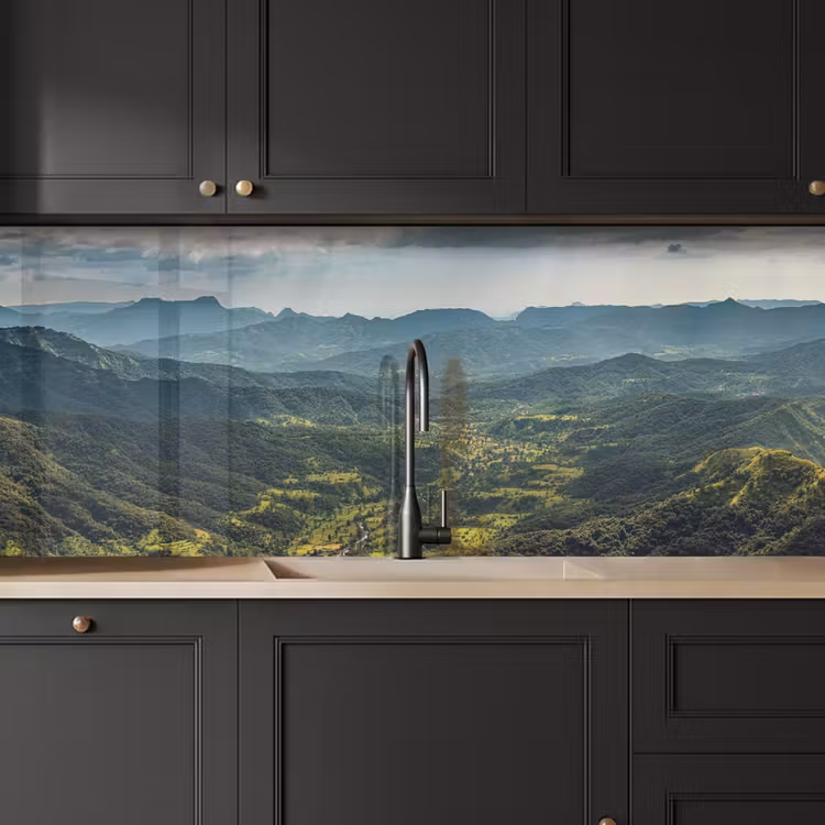Schienale cucina - Paesaggio - Valle - Verde — 6