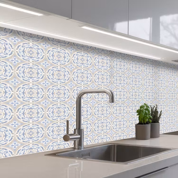 Schienale cucina - Piastrella - Motivo - Multicolore — 2