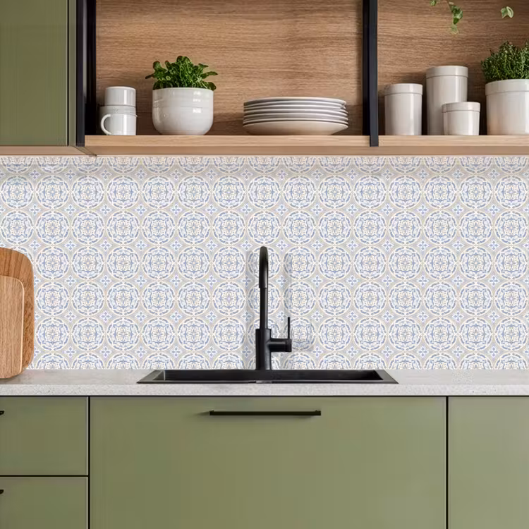 Schienale cucina - Piastrella - Motivo - Multicolore — 8
