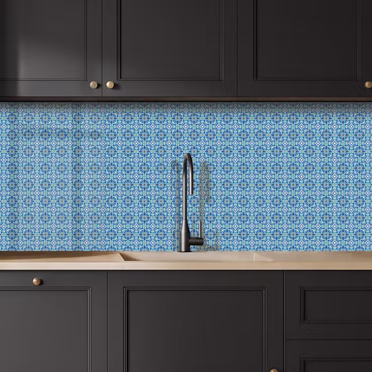 Schienale cucina - Piastrelle - Mosaico - Turchese - Blu — 6