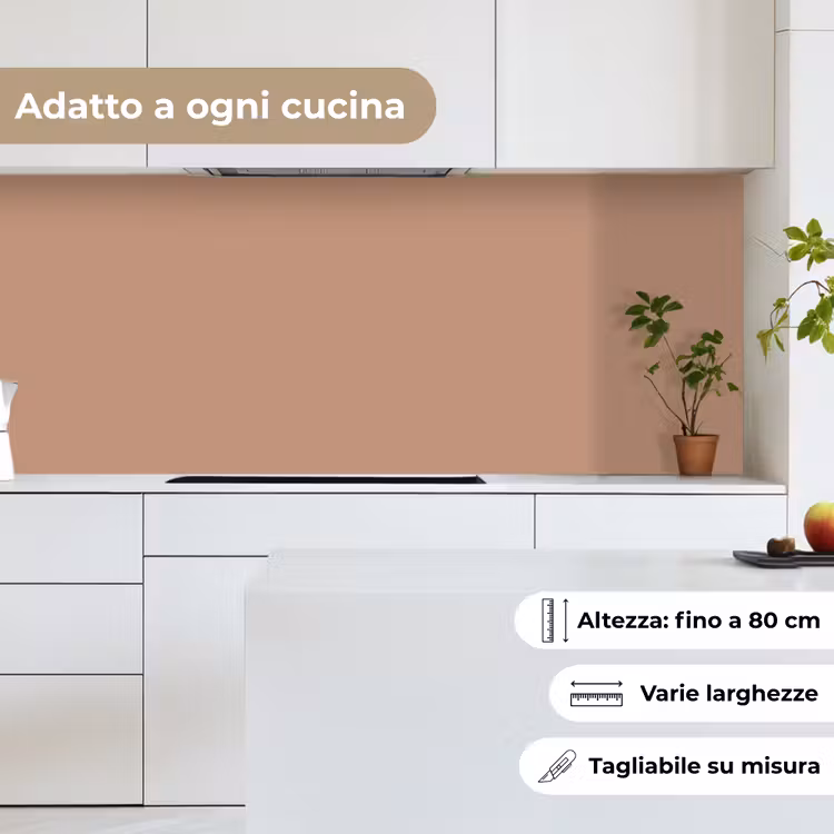 Schienale cucina - Beige - Colore - Rosa — 7