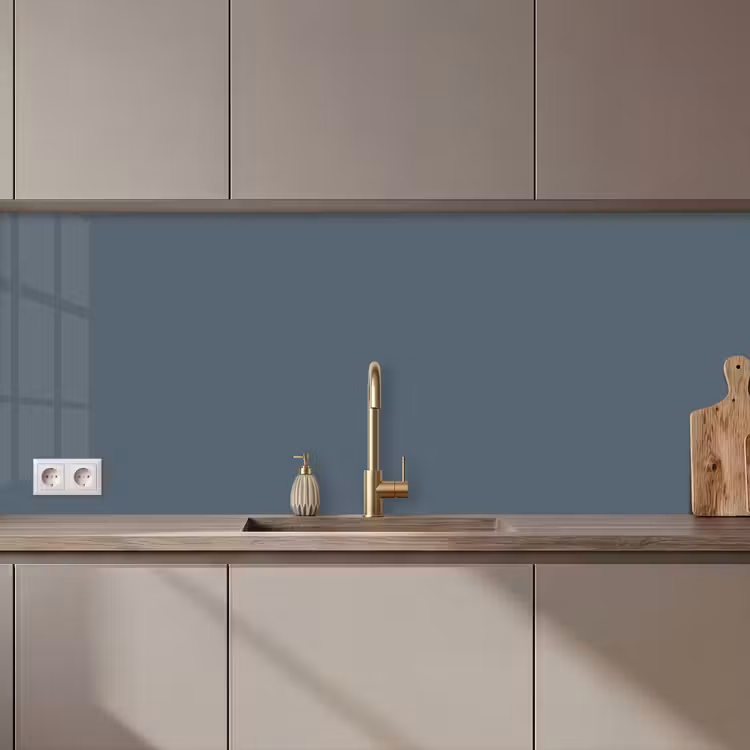 Schienale cucina - Colori - Blu - Interno — 1