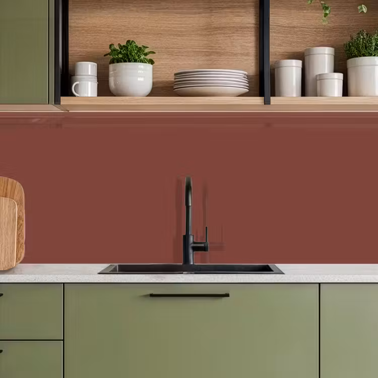 Schienale cucina - Palette - Rosso - Interno — 8