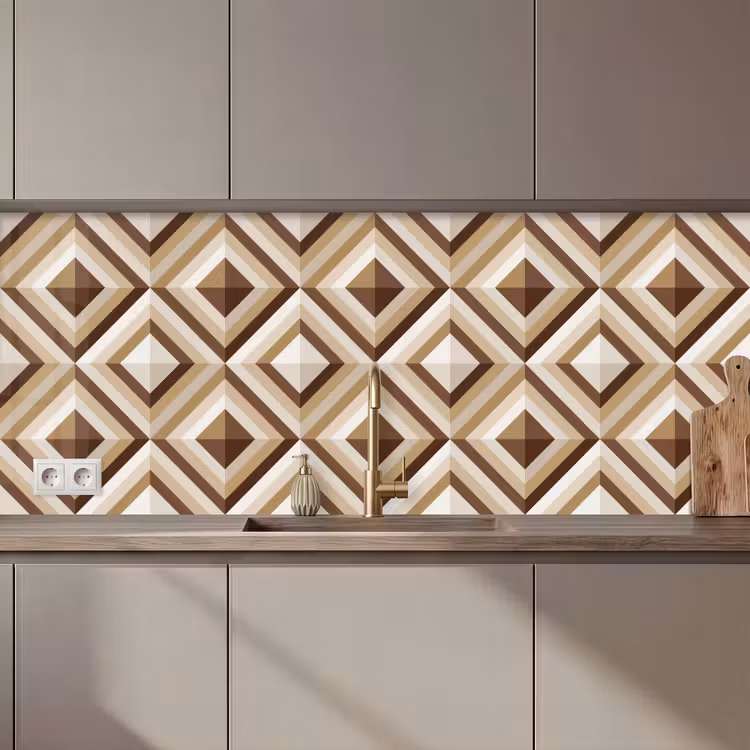 Schienale cucina - Retro - Stella - Design — 1