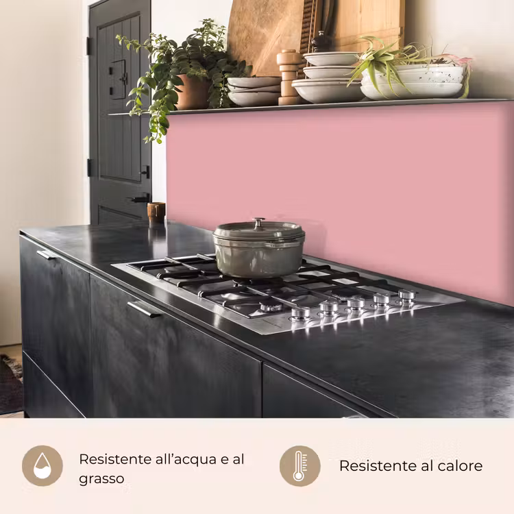 Schienale cucina - Rosa - Colori - Interno - Tinta unita - Colore — 5