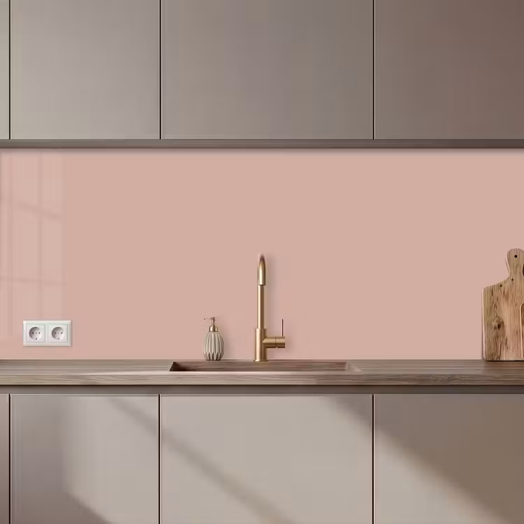 Schienale cucina - Rosa - Palette - Solido - Solido rosa — 1