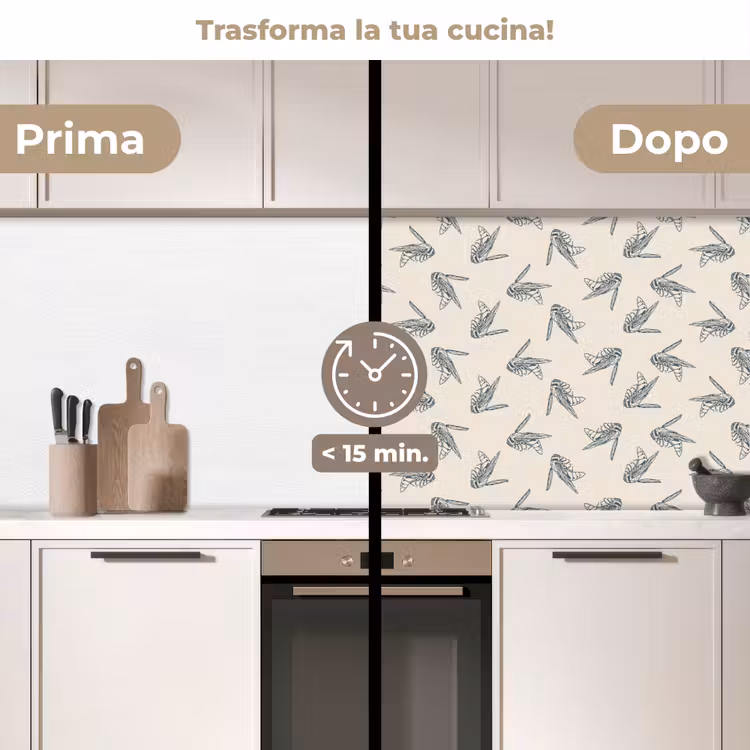 Schienale cucina - Vespe - Modello - Anni 50 — 3