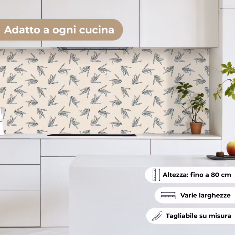 Schienale cucina - Vespe - Modello - Anni 50 — 7
