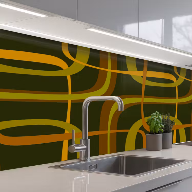 Schienale cucina - Anni '70 - Retro - Verde — 2