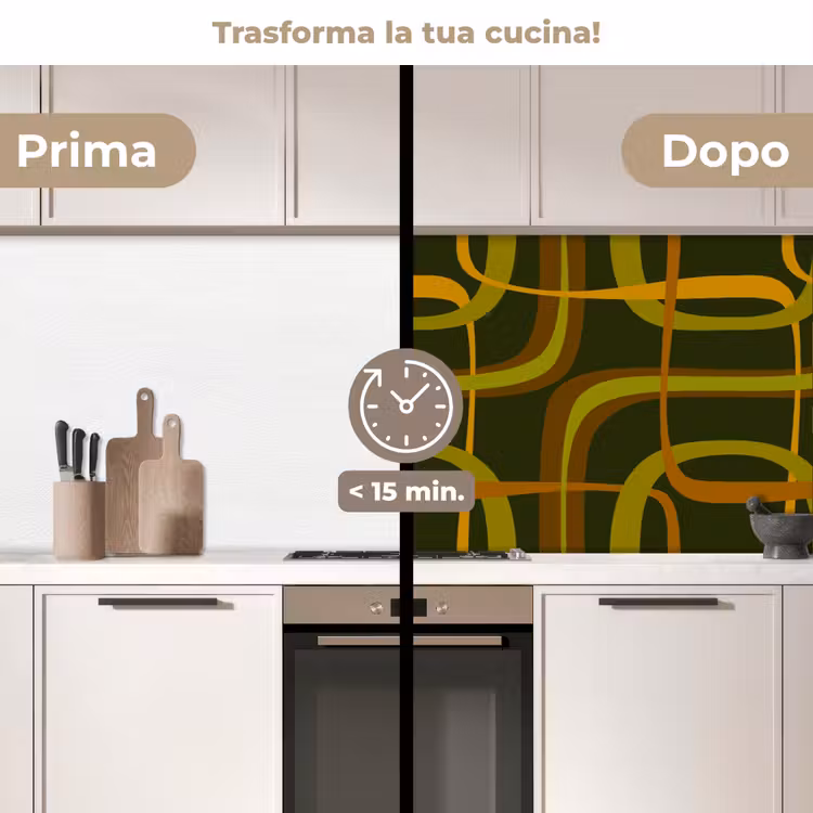 Schienale cucina - Anni '70 - Retro - Verde — 3