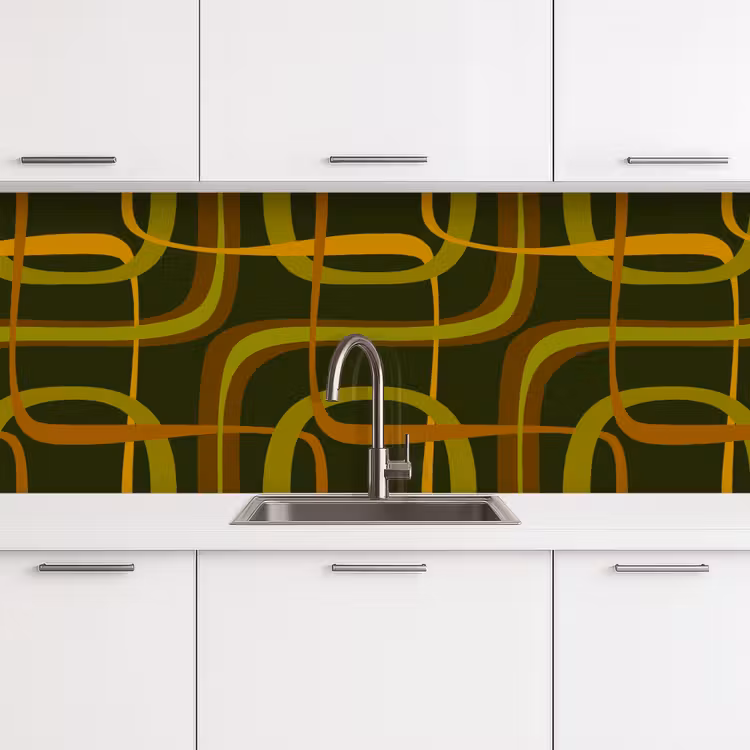 Schienale cucina - Anni '70 - Retro - Verde — 4