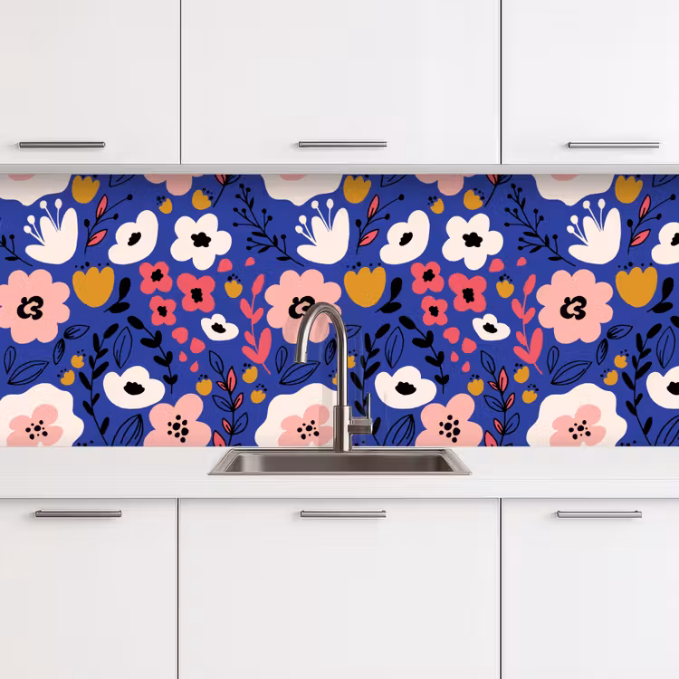 Schienale cucina - Fiori - Foglie - Modelli — 4