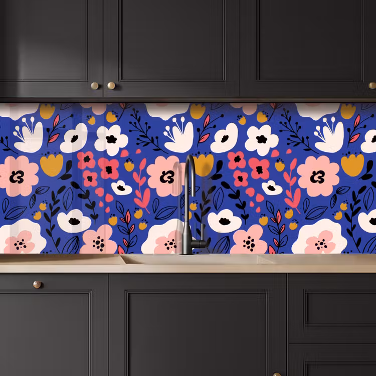 Schienale cucina - Fiori - Foglie - Modelli — 6