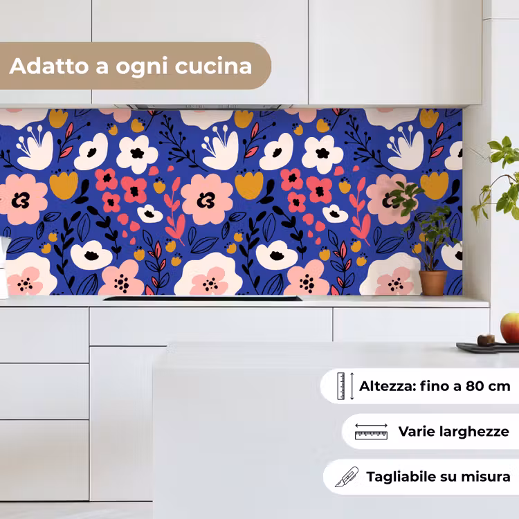 Schienale cucina - Fiori - Foglie - Modelli — 7