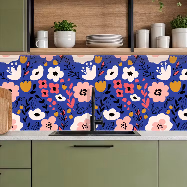 Schienale cucina - Fiori - Foglie - Modelli — 8