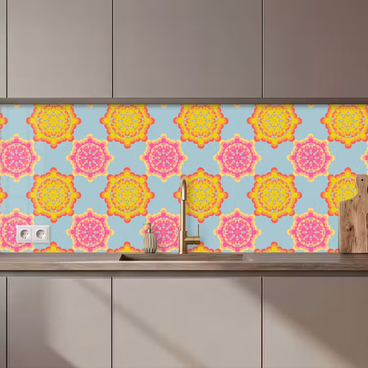 Schienale cucina - Flower Power - Design - Hippie — 1