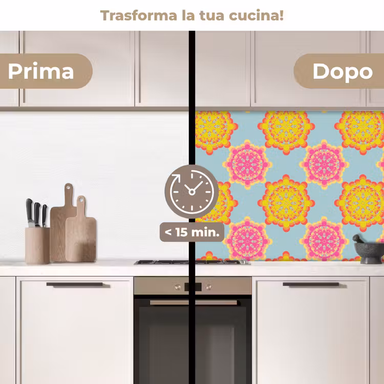 Schienale cucina - Flower Power - Design - Hippie — 3