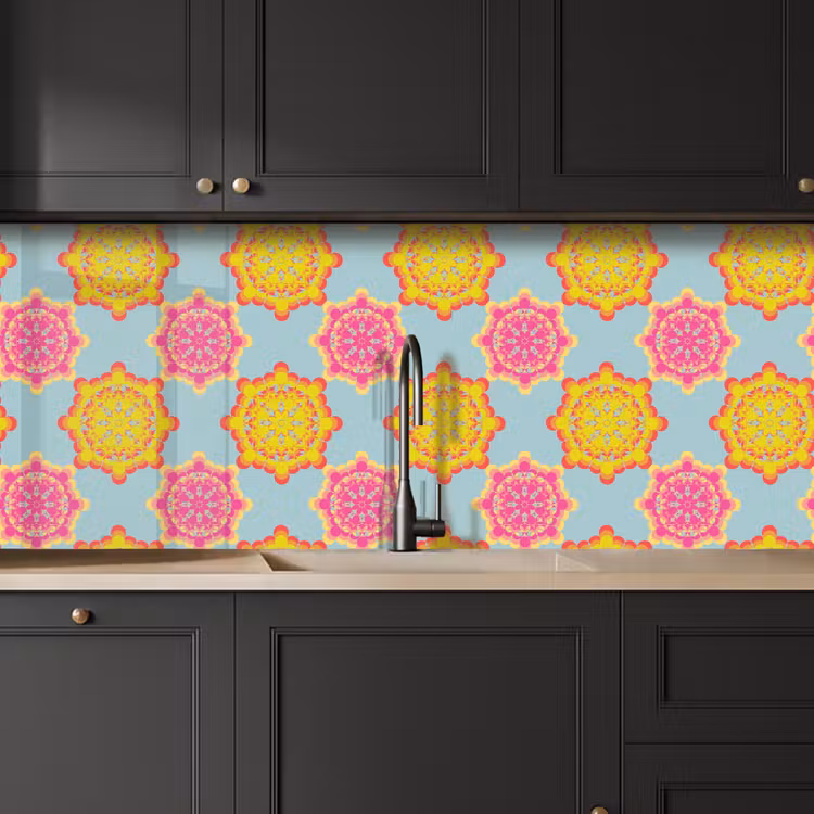 Schienale cucina - Flower Power - Design - Hippie — 6