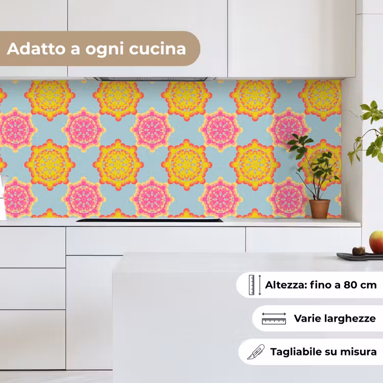 Schienale cucina - Flower Power - Design - Hippie — 7